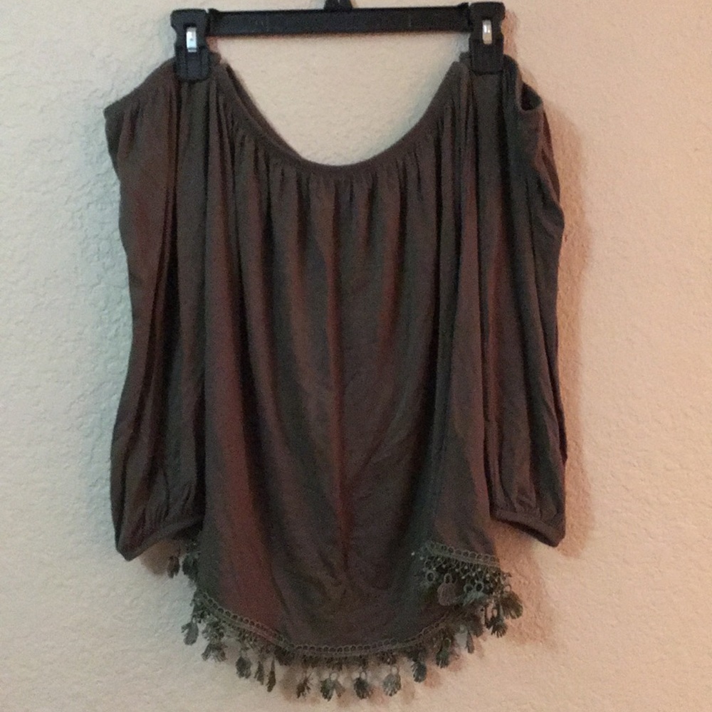 Off the shoulder too